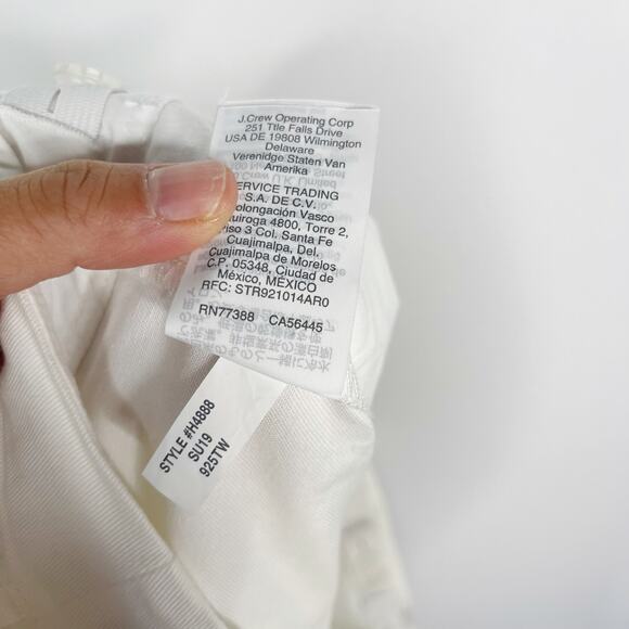 J Crew Crewcuts Girls 14 Set of 2 White Everyday Chino Shorts Cotton Adjustable - Picture 15 of 15